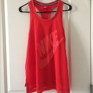 NWOT Nike women’s red racerback tank top
